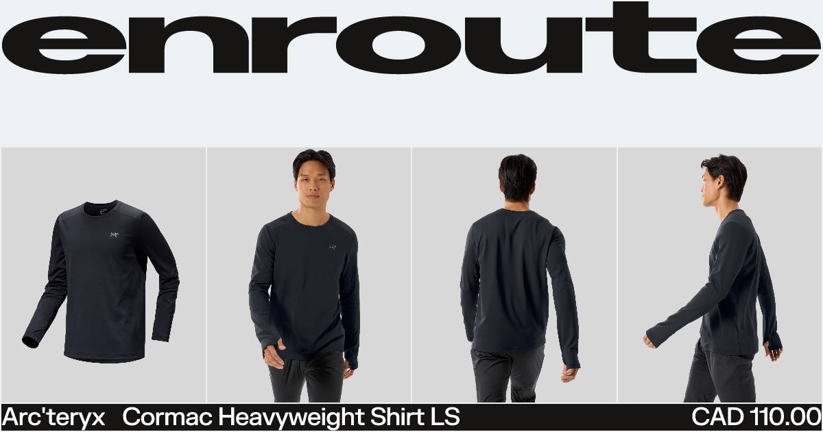 Arc'teryx Cormac Heavyweight Shirt LS | ENROUTE.RUN