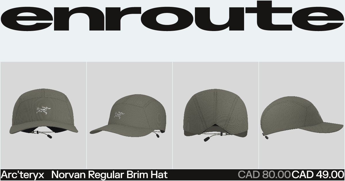 Arc'teryx Norvan Regular Brim Hat | Running | ENROUTE.RUN