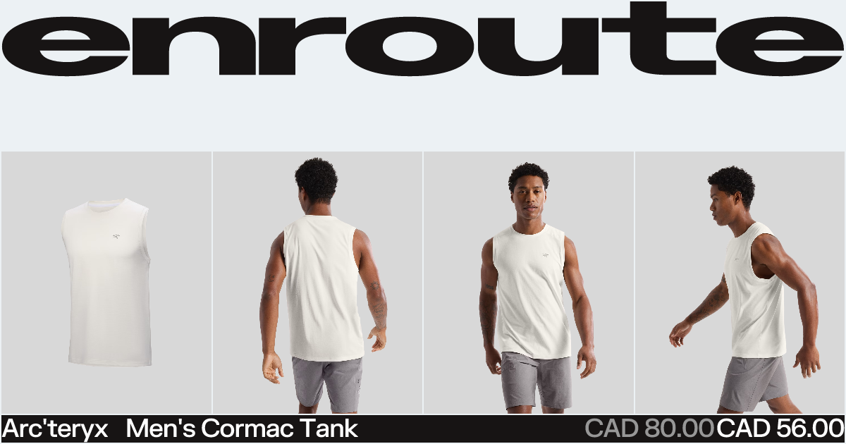 Arc'teryx Cormac Tank | ENROUTE.RUN