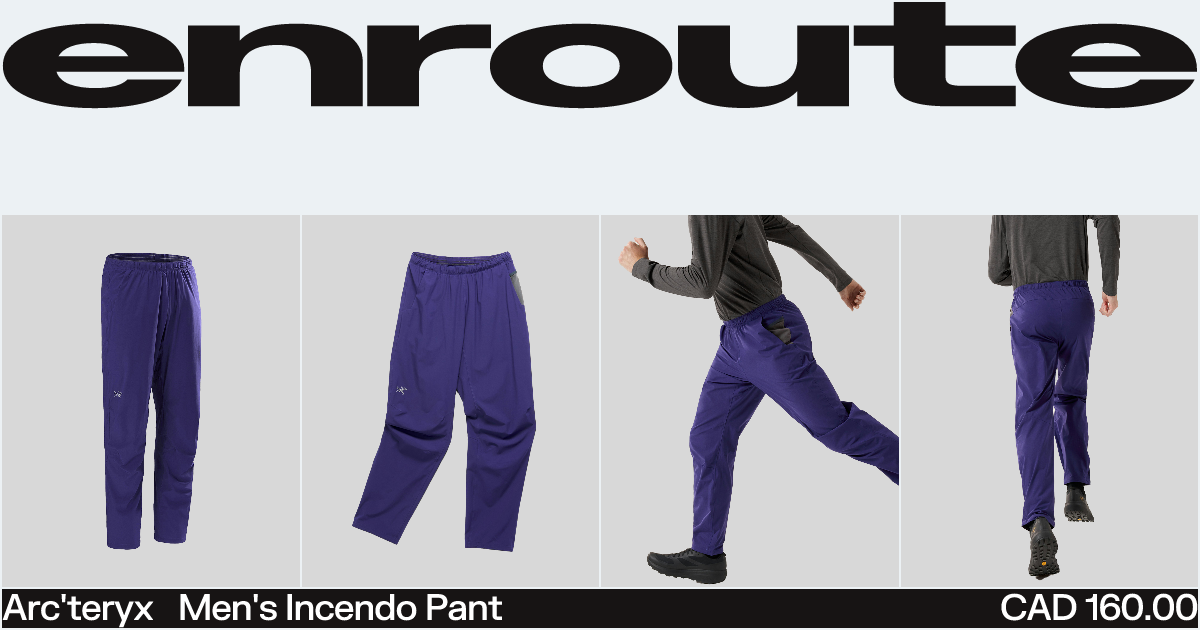 Arc'teryx Incendo Pant | ENROUTE.RUN